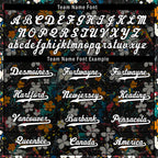 Custom Graffiti Pattern Abstract Floral Patterns Personalized Authentic Baseball Jersey BSBJ01-D020171-10