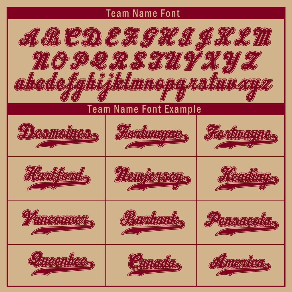 Custom Burgundy Tan Zebra Pattern Personalized Authentic Baseball Jersey BSBJ01-D020201-8