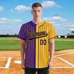 Custom Stripe Fashion Personalized Authentic Baseball Jersey BSBJ01-E06043-9