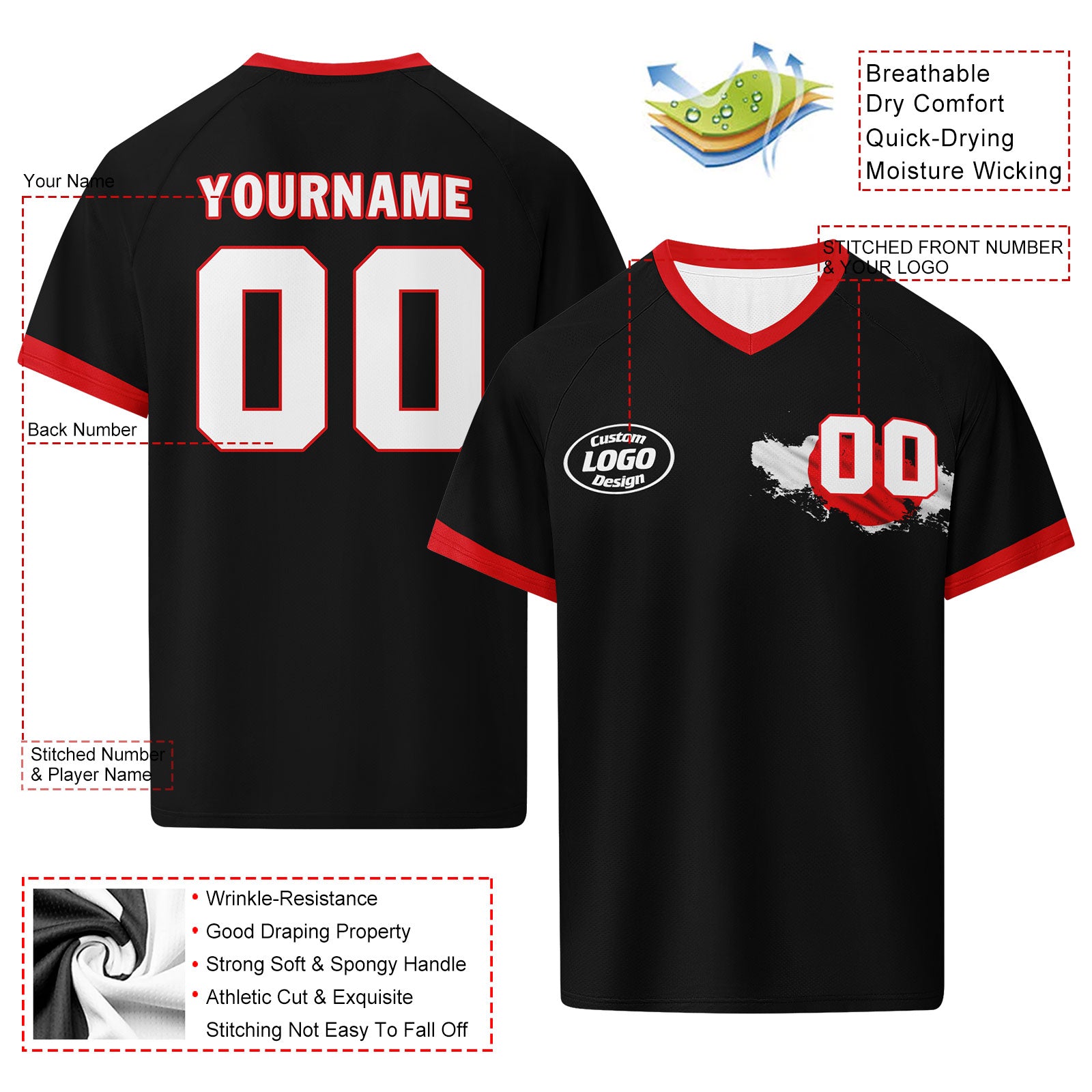 Custom Japan 2026 World Cup Football Shirt Customized Soccer Jersey for Fans Add Your Name & Number FZ190-F025088-1