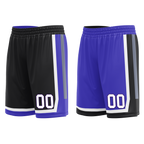 Custom Black Blue Classic Style Reversible Basketball Uniform Personalized Ordinary BBJR-D017036