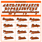 Custom White Orange Raglan Sleeves Personalized Authentic Baseball Jersey BSBJ01-D017166