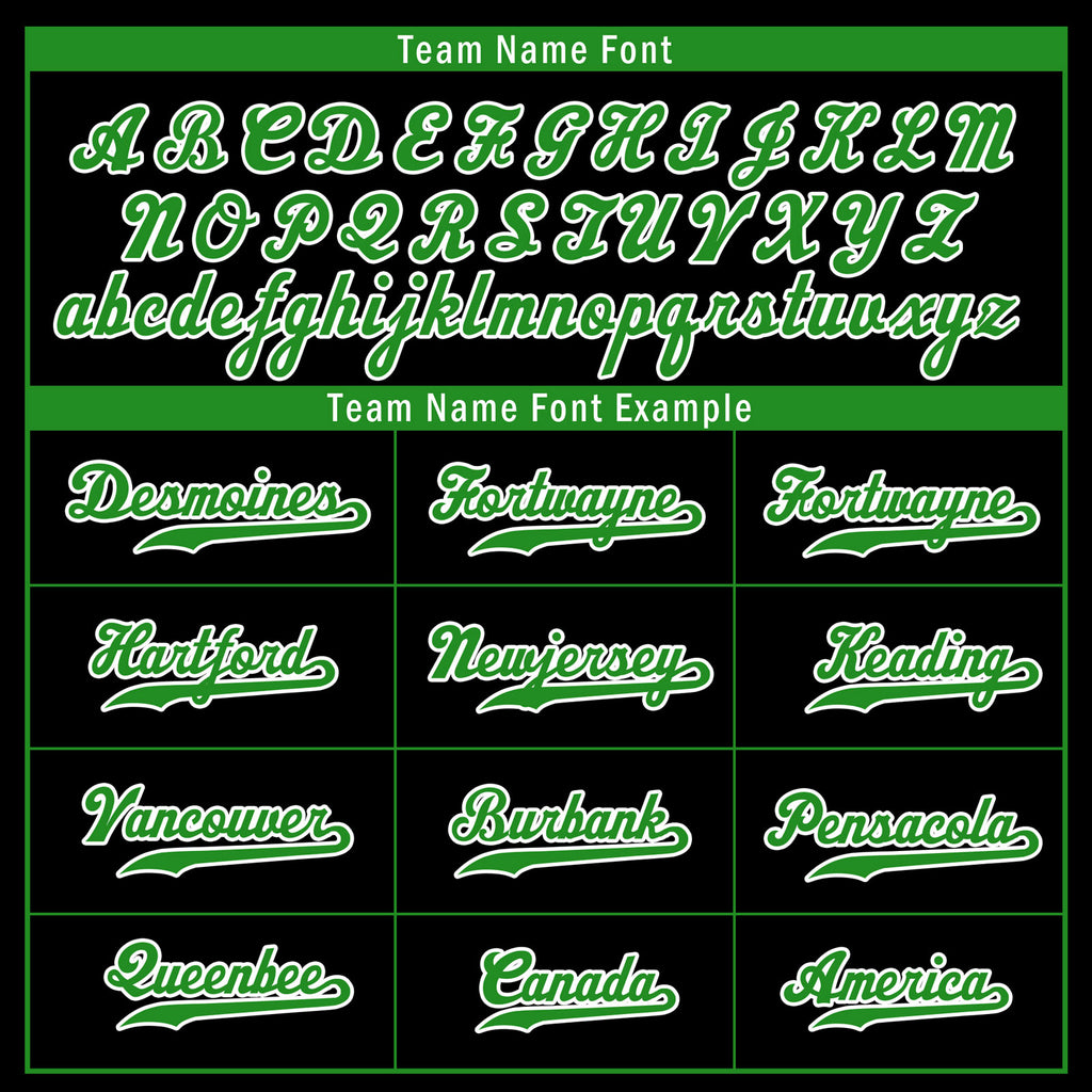 Custom Black Forest Green Zebra Pattern Personalized Authentic Baseball Jersey BSBJ01-D020201-25