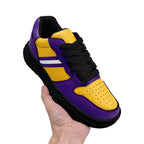 Custom Purple Yellow Minnesota Shoes Personalized Sneaker FN032-D020389-17