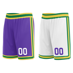 Custom Purple White Classic Style Reversible Basketball Uniform Personalized Ordinary BBJR-D017047