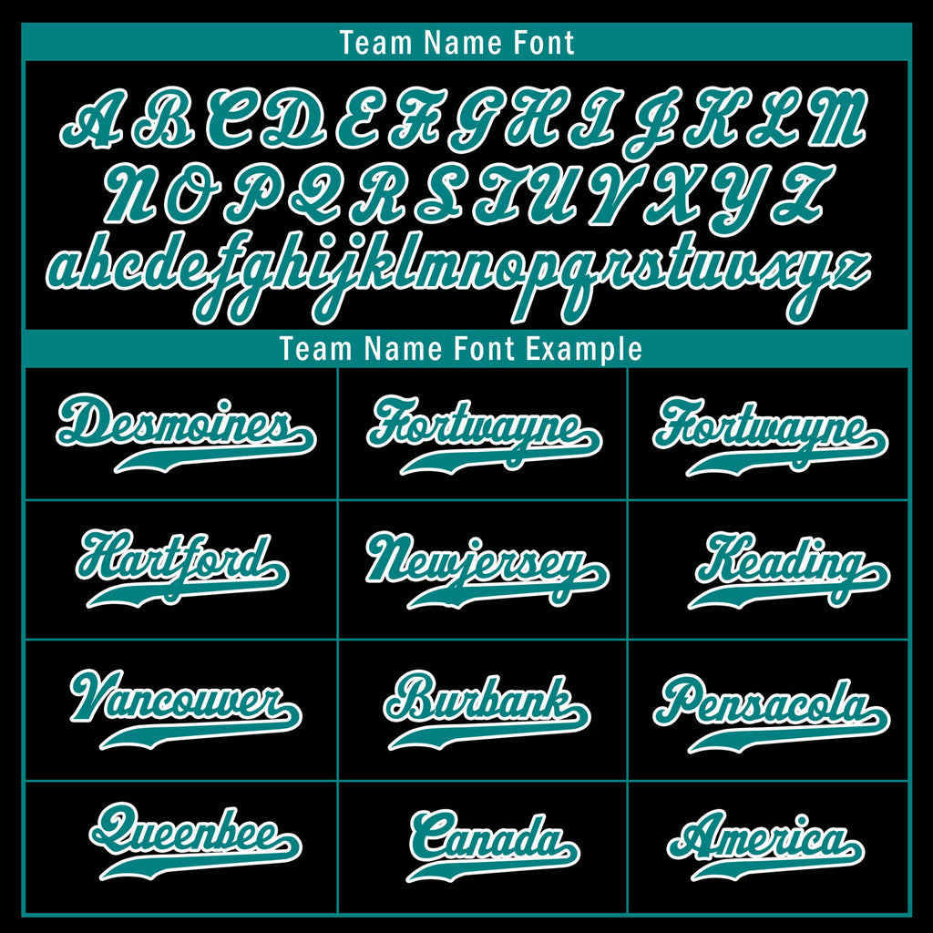 Custom Black Teal Zebra Pattern Personalized Authentic Baseball Jersey BSBJ01-D020201-23