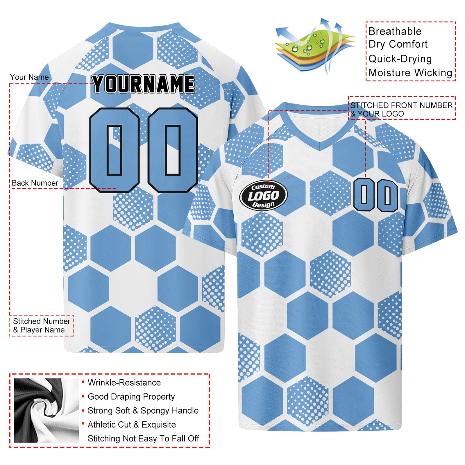 Custom Argentina 2026 World Cup Football Shirt Customized Soccer Jersey for Fans Add Your Name & Number FZ190-F027084-1
