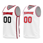 Custom Red White Black Houston City Edition Personalized Reversible Basketball Set Sports Basketball Jersey BBJ01R-D0610-11