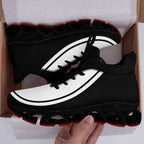 Custom Black White Maxsoul Shoes Personalized Sneaker FN030XD-D020388-8