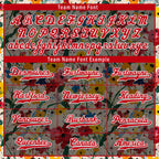 Custom Graffiti Pattern Abstract Floral Patterns Personalized Authentic Baseball Jersey BSBJ01-D020171-5