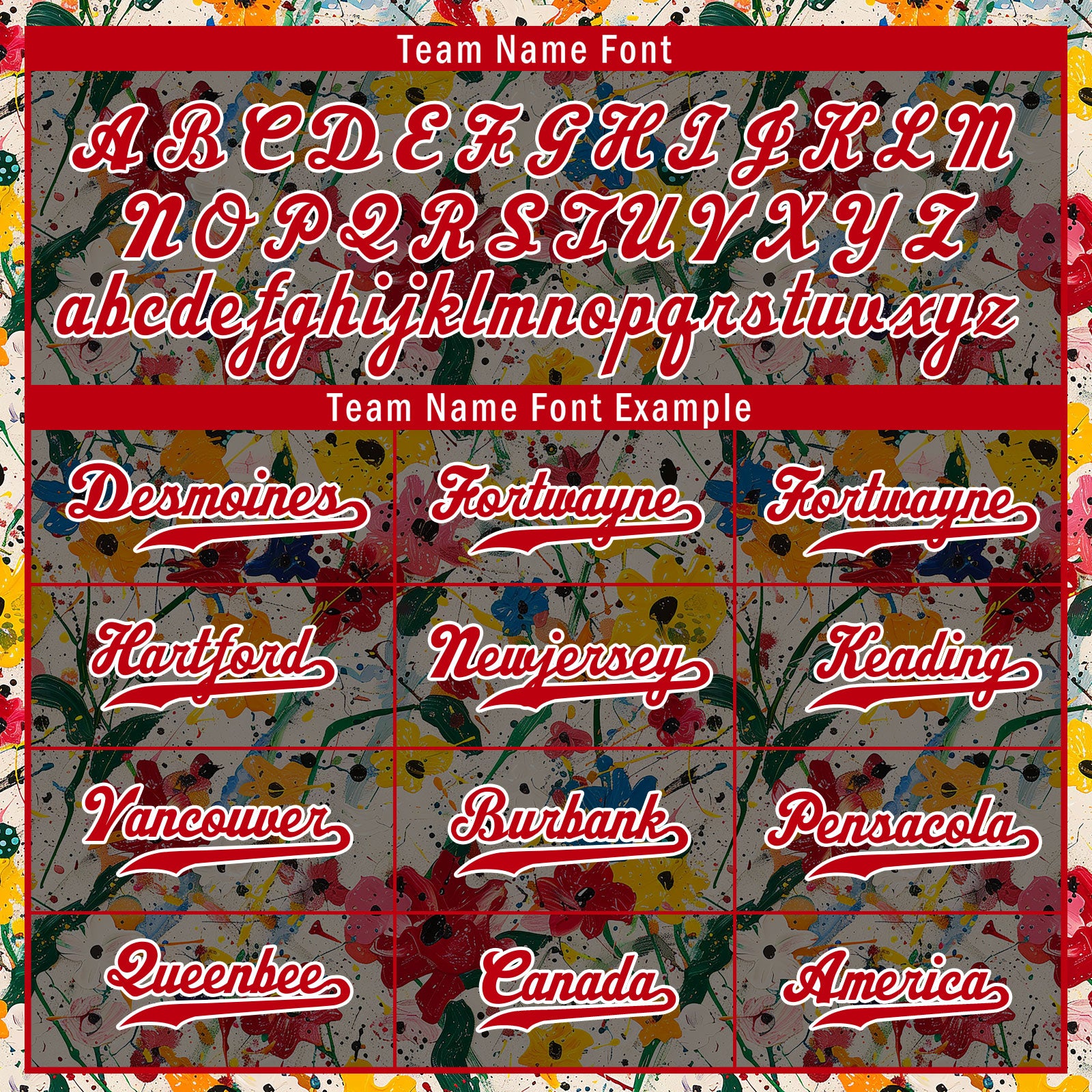 Custom Graffiti Pattern Abstract Floral Patterns Personalized Authentic Baseball Jersey BSBJ01-D020171-5