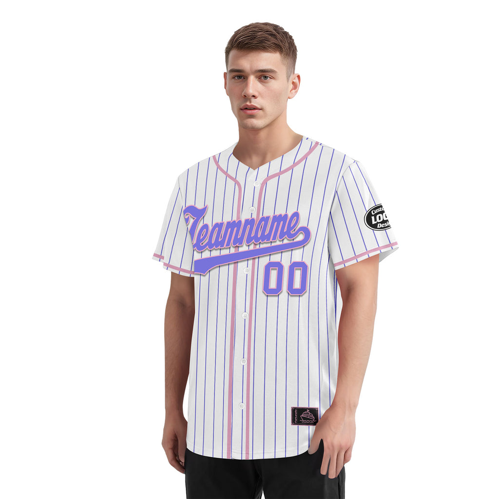 Custom Stripe Fashion Personalized Authentic Baseball Jersey BSBJ01-E025078-19