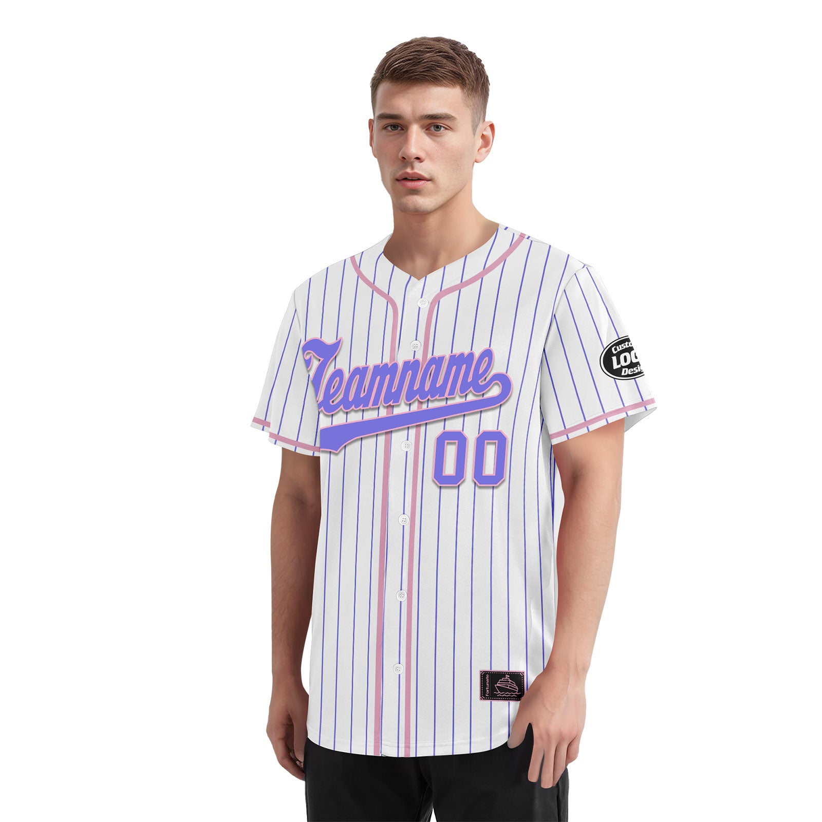 Custom Stripe Fashion Personalized Authentic Baseball Jersey BSBJ01-E025078-19