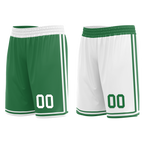 Custom Green White Classic Style Reversible Basketball Uniform Personalized Ordinary BBJR-D017001
