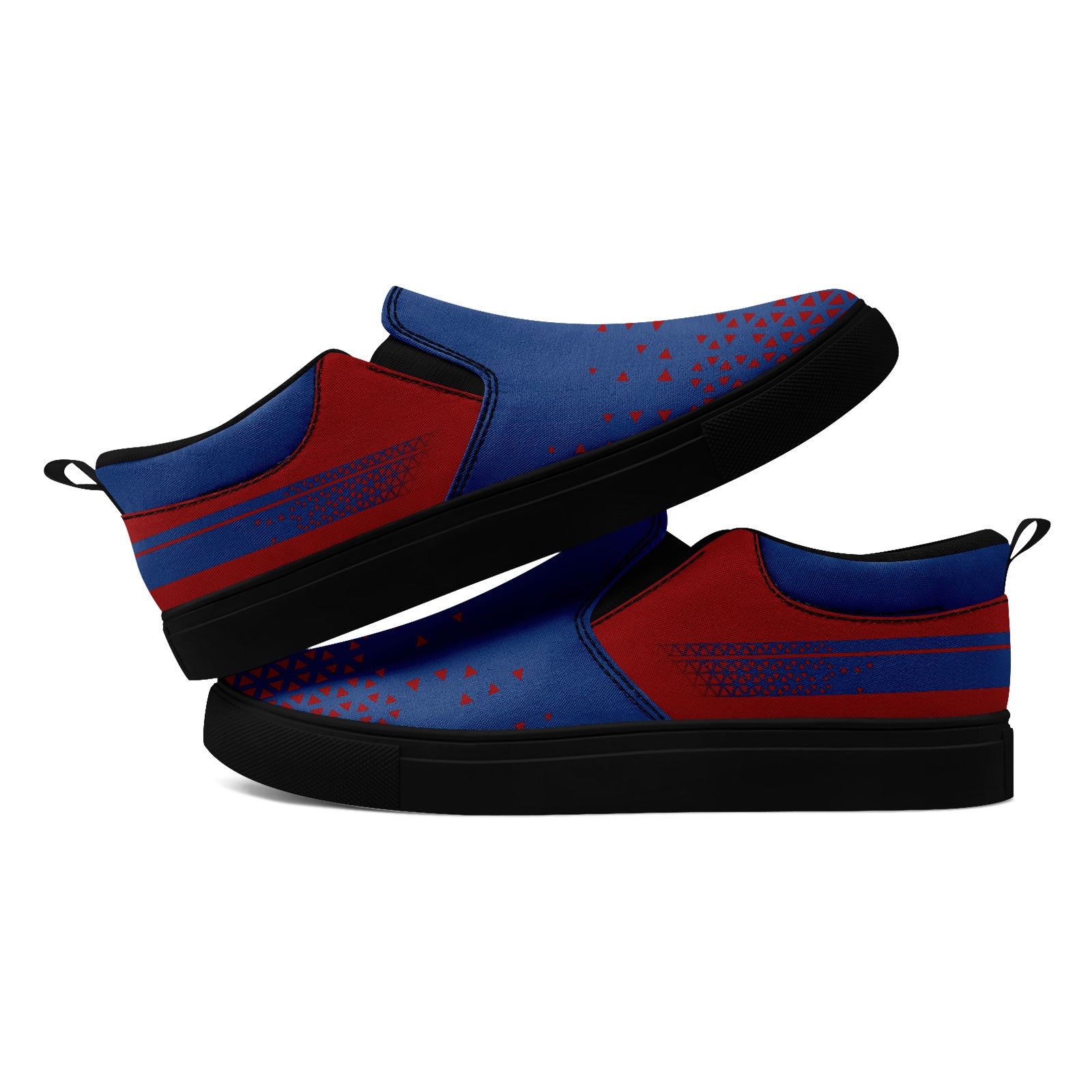 Custom Canvas Sneakers Personalized Slip On Shoes FN071-E023042-3