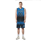Custom Blue Black Fade Fashion Sports Uniform Basketball Jersey BBJ01-D020102-11