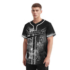 Custom Gothic Personalized Authentic Baseball Jersey BSBJ01-E06008