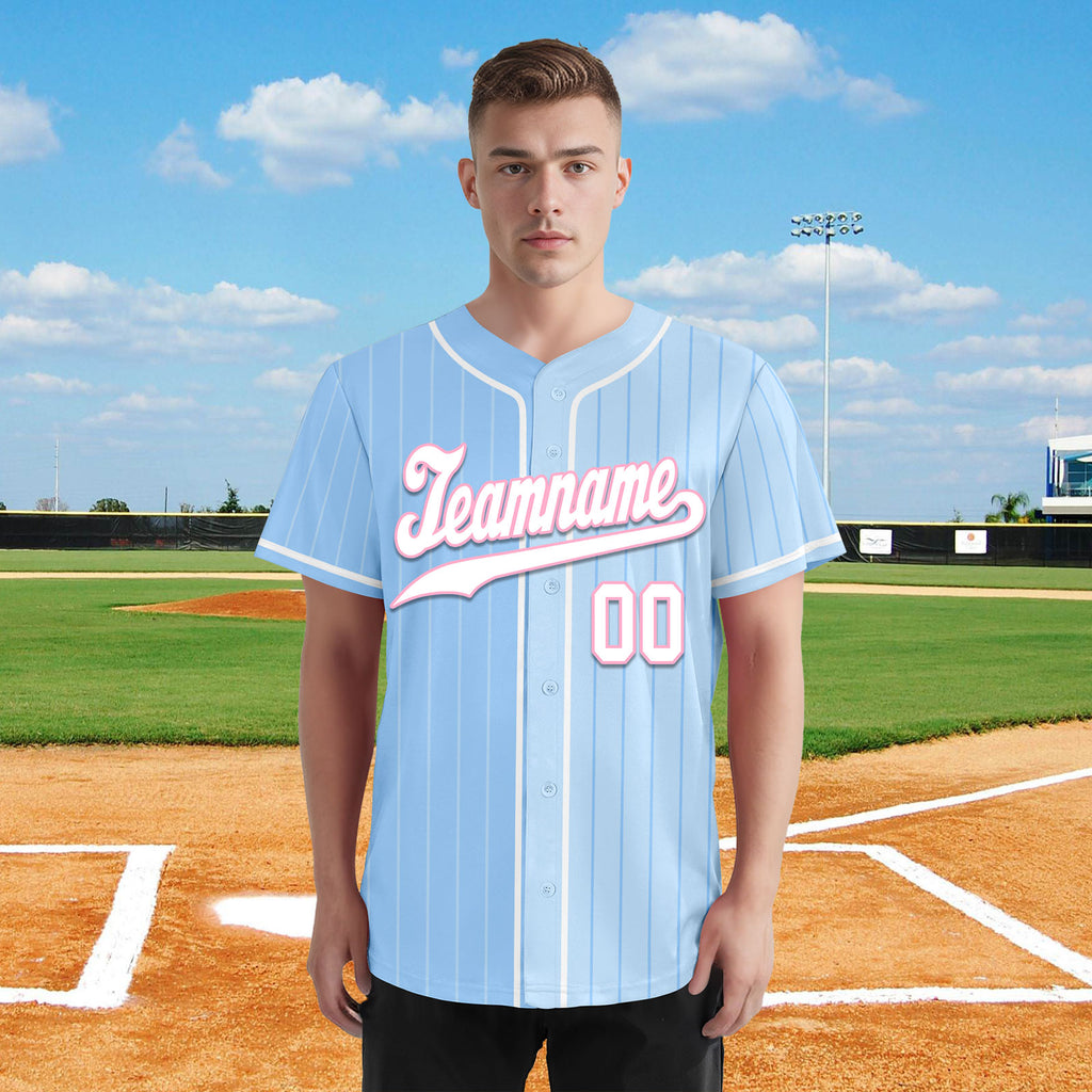 Custom Stripe Fashion Personalized Authentic Baseball Jersey BSBJ01-E06043-22