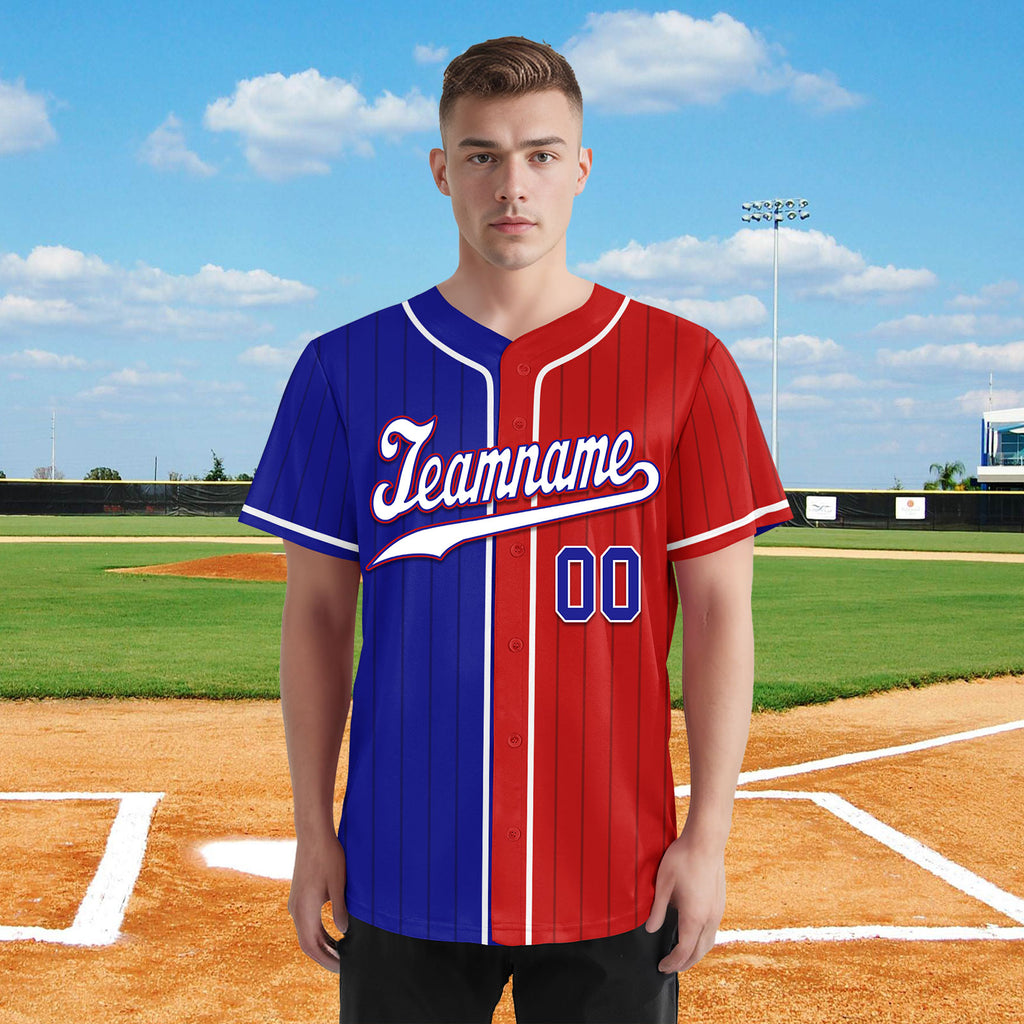 Custom Stripe Fashion Personalized Authentic Baseball Jersey BSBJ01-E06043-7