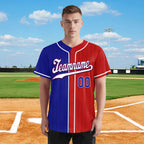 Custom Stripe Fashion Personalized Authentic Baseball Jersey BSBJ01-E06043-7
