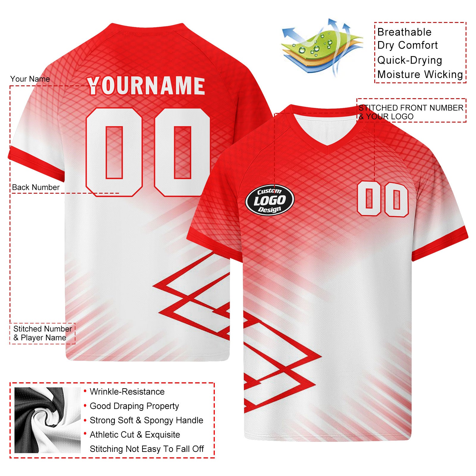 Custom Japan 2026 World Cup Football Shirt Customized Soccer Jersey for Fans Add Your Name & Number FZ190-F025088-10