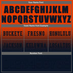 Custom Orange Blue Chicago Football Jersey and Hat Combo Offer Personalized Combo ZH-D020326-7