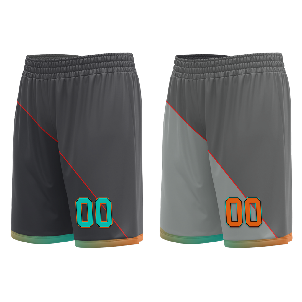 Custom Gray Classic Style Reversible Basketball Uniform Personalized Ordinary BBJR-D017024