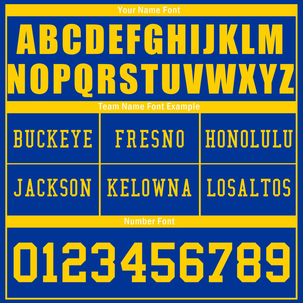 Custom Blue Los Angeles Personalized Authentic Football Jersey FBJ02-D020263-15
