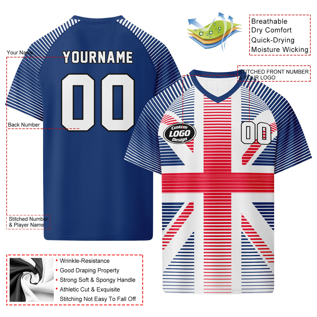Custom England 2026 World Cup Football Shirt Customized Soccer Jersey for Fans Add Your Name & Number FZ190-F023109-1