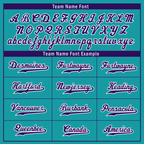 Custom Cyan Purple Stripe Fashion Personalized Authentic Baseball Jersey BSBJ01-D017247