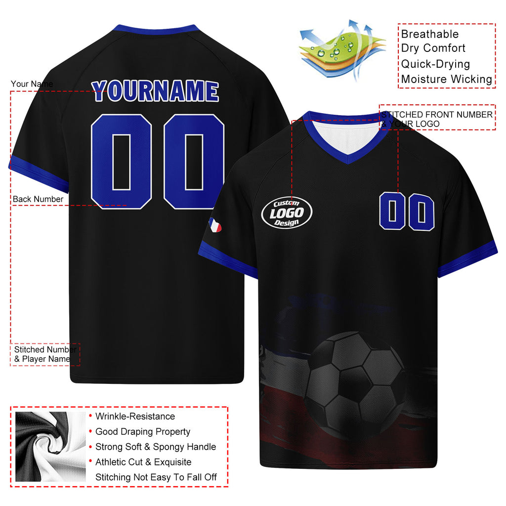 Custom France 2026 World Cup Football Shirt Customized Soccer Jersey for Fans Add Your Name & Number FZ190-F025083-5
