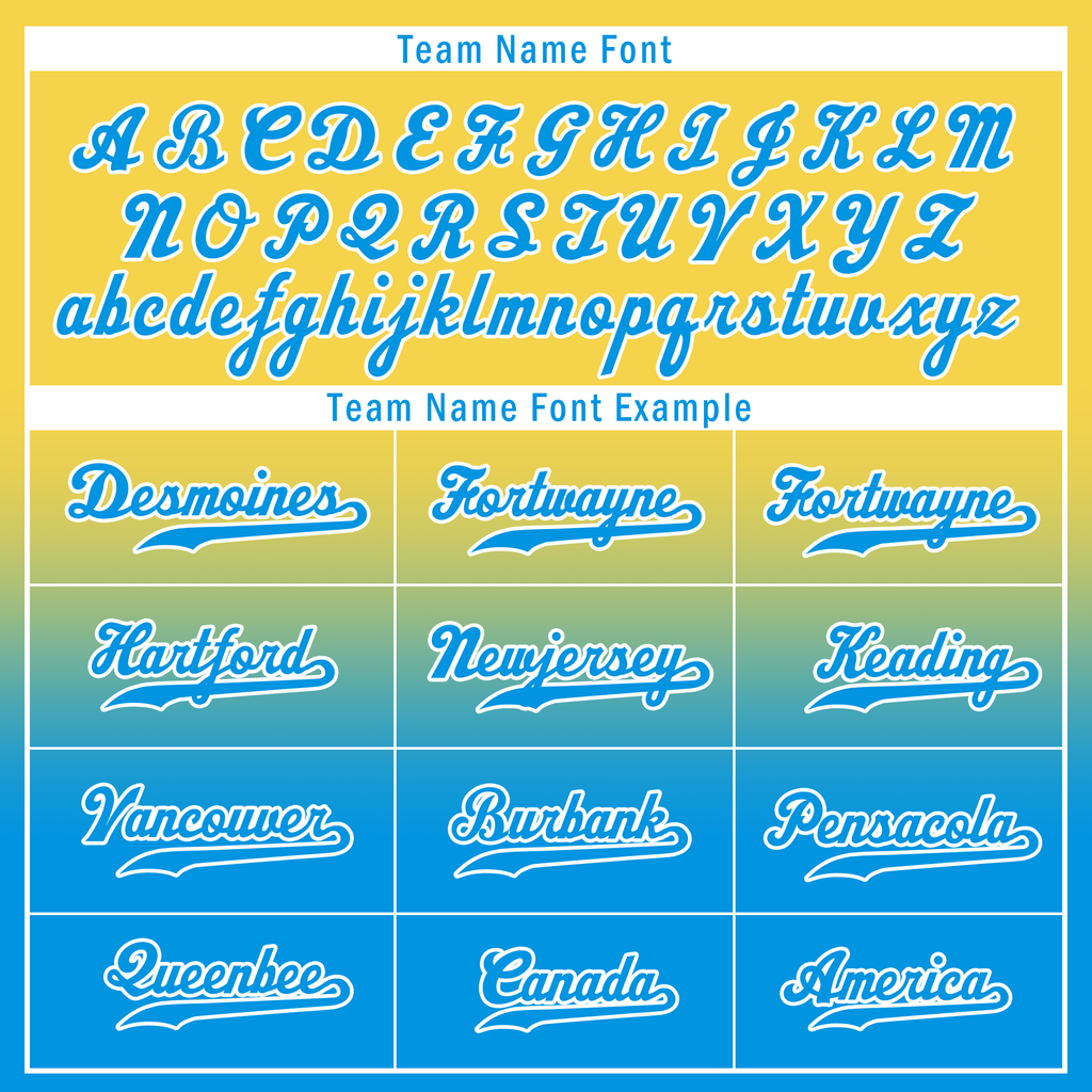 Custom Yellow Blue Fade Fashion Personalized Authentic Baseball Jersey BSBJ01-D0a70fc