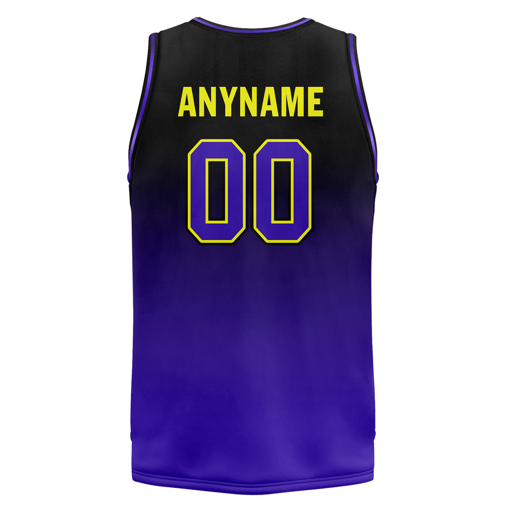 Custom Black Purple City Edition Personalized Sports Uniform Authentic Basketball Jersey BBJ01-D06101-14