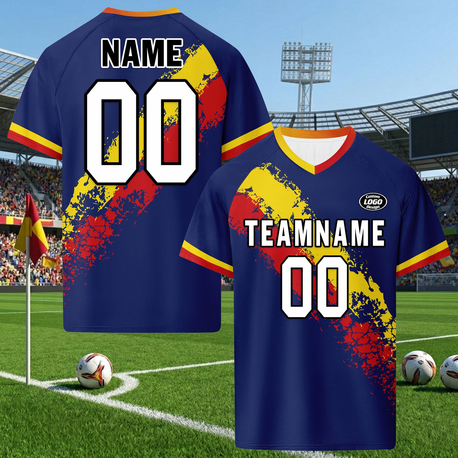 Custom Spain 2026 World Cup Football Shirt Customized Soccer Jersey for Fans Add Your Name & Number FZ190-F028084-6