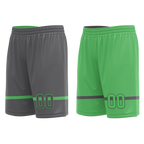 Custom Gray Green Classic Style Reversible Basketball Uniform Personalized Ordinary BBJR-D017046