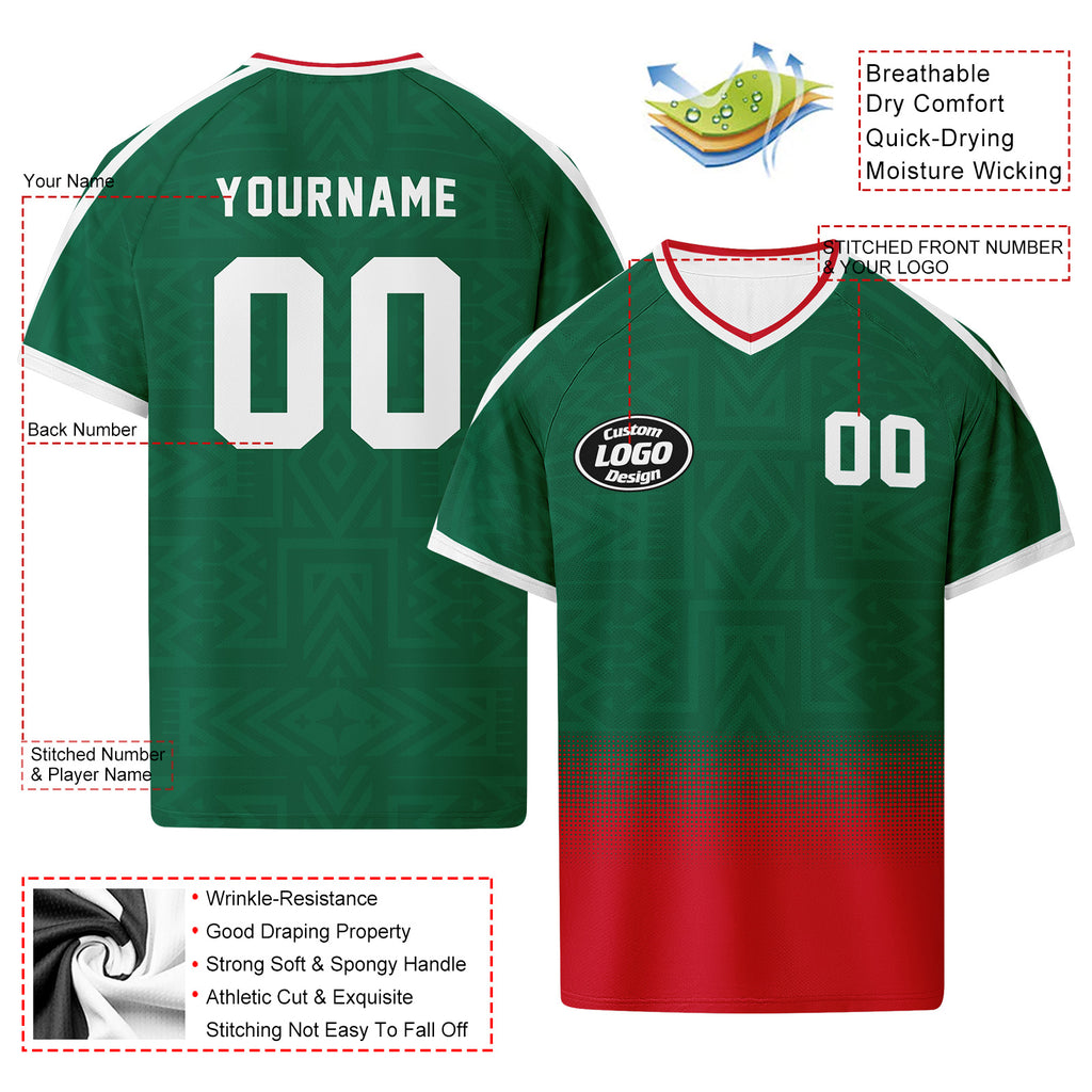 Custom Mexico 2026 World Cup Football Shirt Customized Soccer Jersey for Fans Add Your Name & Number FZ190-F009151-2