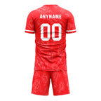 Custom Red Soccer Sets Jersey Personalized SCJ101-D28006