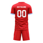 Custom Red Soccer Sets Jersey Personalized SCJ101-D28005