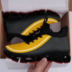 Custom Yellow Dark Gray Maxsoul Shoes Personalized Sneaker FN030XD-D020388-1