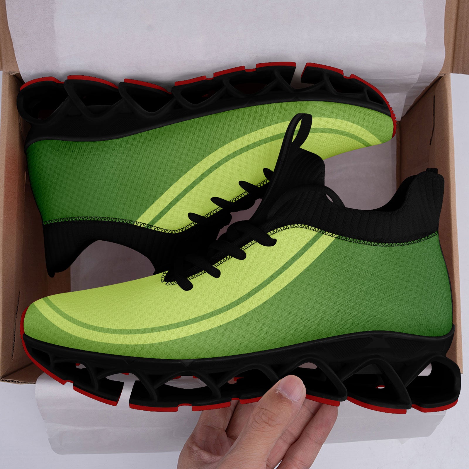 Custom Green Maxsoul Shoes Personalized Sneaker FN030XD-D020388-7