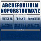 Custom White Blue Indianapolis Personalized Authentic Football Jersey FBJ02-D020249-14