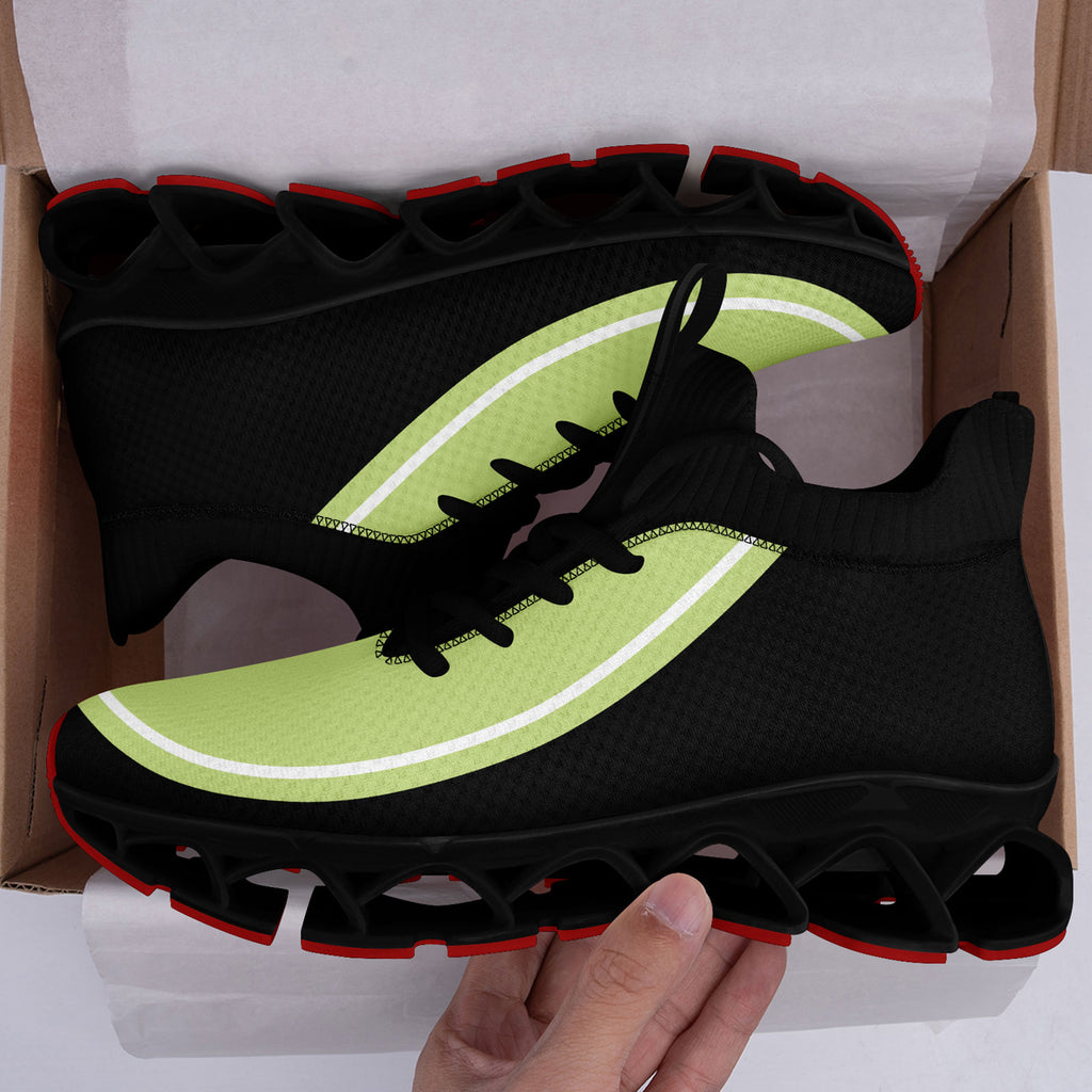 Custom Black Green Maxsoul Shoes Personalized Sneaker FN030XD-D020388-19