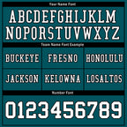 Custom Dark Green Black Philadelphia Personalized Authentic Football Jersey FBJ02-E0601-5
