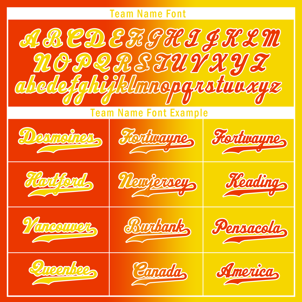 Custom Orange Yellow Gradient Fashion Personalized Authentic Baseball Jersey BSBJ01-D0a707e