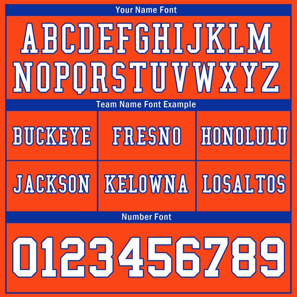 Custom Orange Denver Personalized Authentic Football Jersey FBJ02-E0601-14