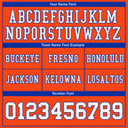 Custom Orange Denver Personalized Authentic Football Jersey FBJ02-E0601-14