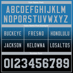 Custom Blue White Michigan Football Jersey and Sports Shoes Combo Offer Personalized Combo ZH-D023031-11