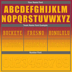 Custom Red Yellow Arizona Football Jersey and Hat Combo Offer Personalized Combo ZH-D020326-1