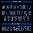 Custom Black Classic Style Blue Personalized Authentic Baseball Jersey UN002-bd0b00d8-bd