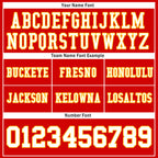 Custom Red Yellow Kansas City Personalized Authentic Football Jersey FBJ02-E0601-2